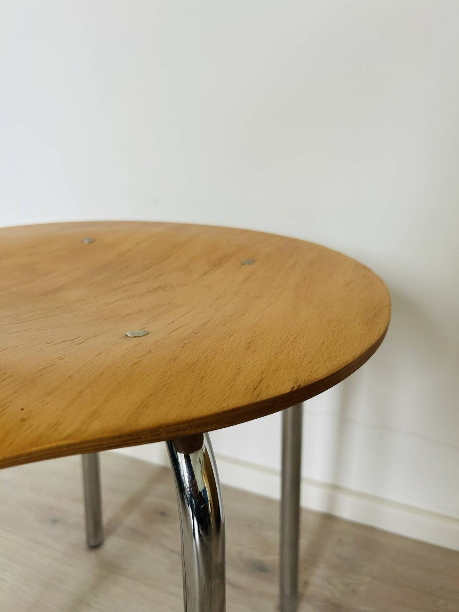 Vintage Wooden Ottoman by Kovona, Czechoslovakia 1970’s