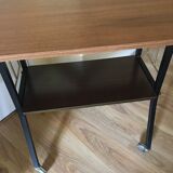 Wooden rolling table