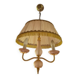 Vintage hanging chandelier with fringes