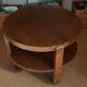 Double top round side table