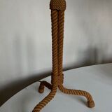 Living room lamp in braided rope 1950 Riviera