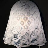 Paolo Venini. Mid-century ceiling lamp 'Fazzoletto', Murano glass, La Murrina, Italy, 1970s.