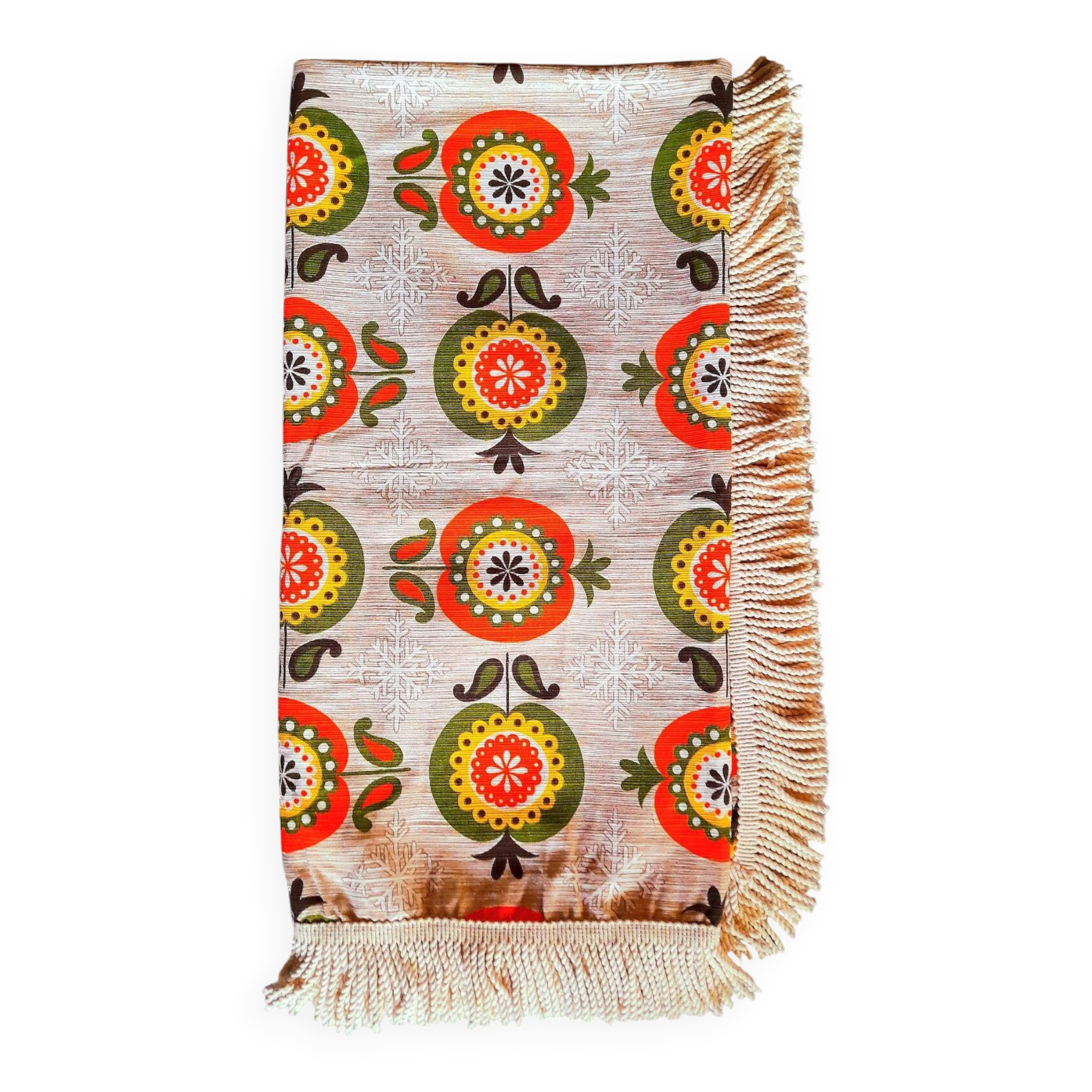 Nappe vintage carré 1970