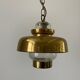 Brass and bubble glass ceiling light, 1960s, Germany