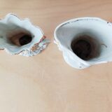 Set of 4 porcelain wedding vases