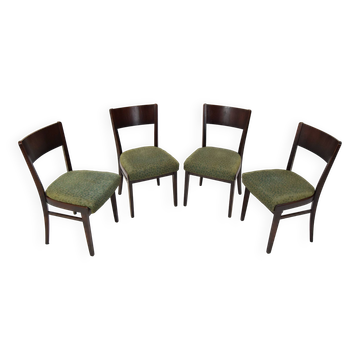 Set of Four Dinning Chairs/ Interier Praha,1950's.