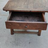 Farmhouse table oak top