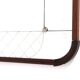 Scandinavian mahogany mirror, Glas & Trä, Sweden, 1960, 103x62cm