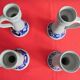 Lot of 4 Alsace sandstone candlesticks