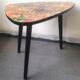 Vintage tripod side table