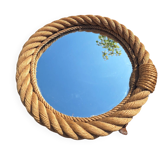 Braided hemp mirror Audoux Minet