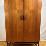 Mid-Century Retro Vintage Teak Batchelor Wardrobe G Plan – 1960 Quadrille