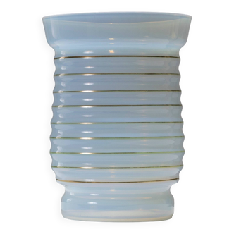 OPALESCENT GLASS VASE, 1950s