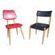 A pair of vintage chairs, a pair of antique seats.