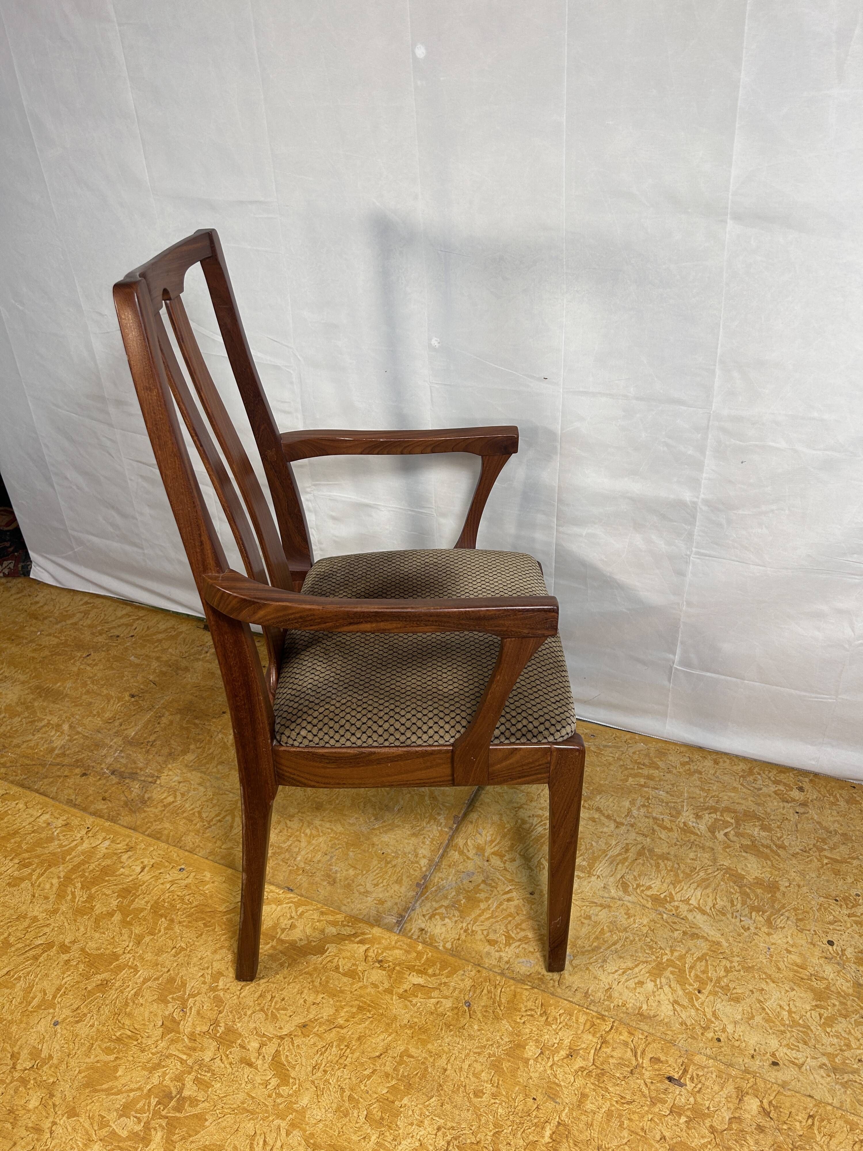 Set of 10 Mid-Century Retro Vintage Teak Afromosia Dining Chairs by Nathan