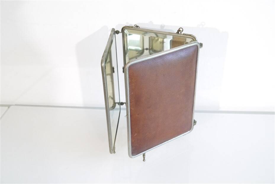Vintage triptych mirror 1950