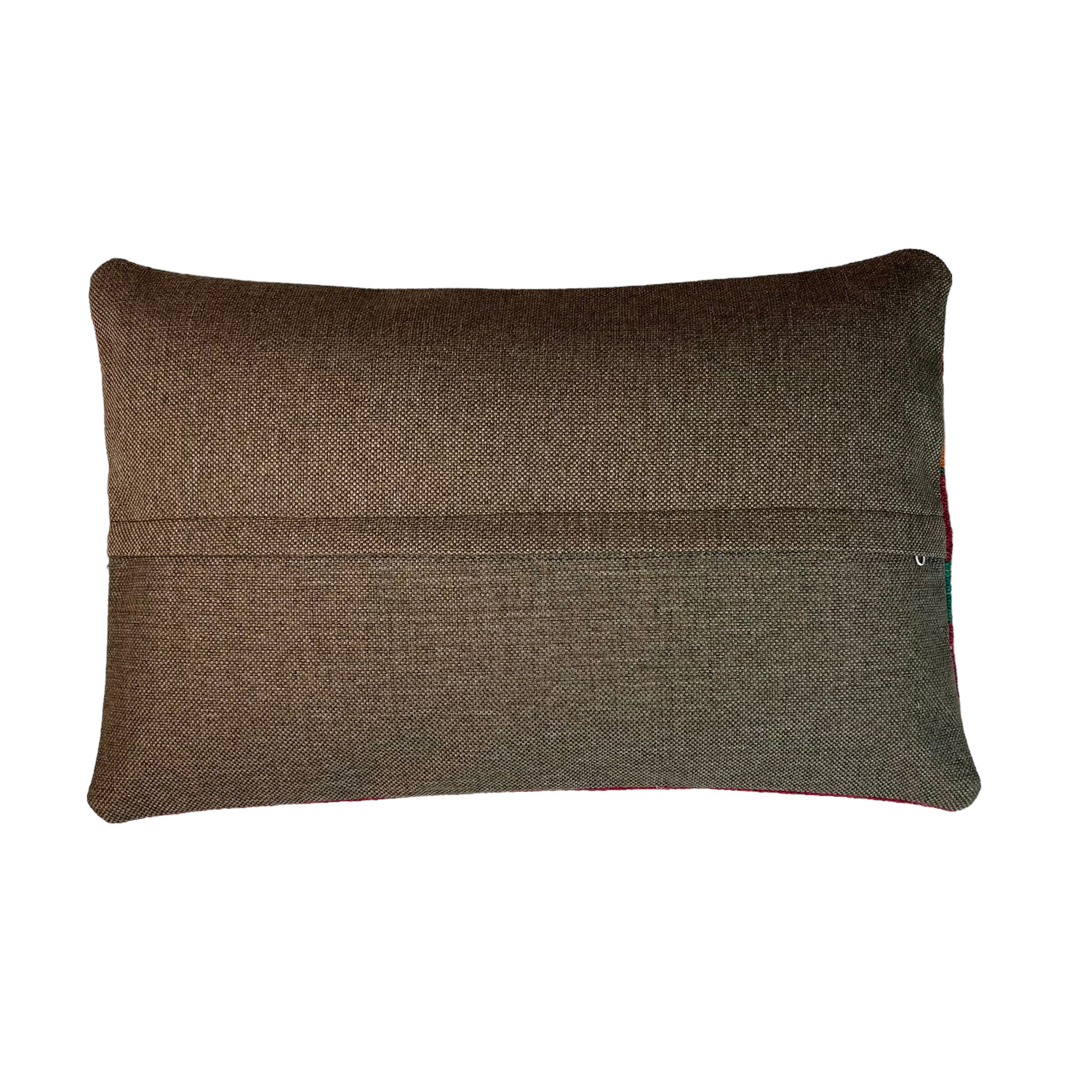 Vintage turkish kilim cushion cover, 30 x 50 cm