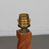 Vintage wooden lamp 1960