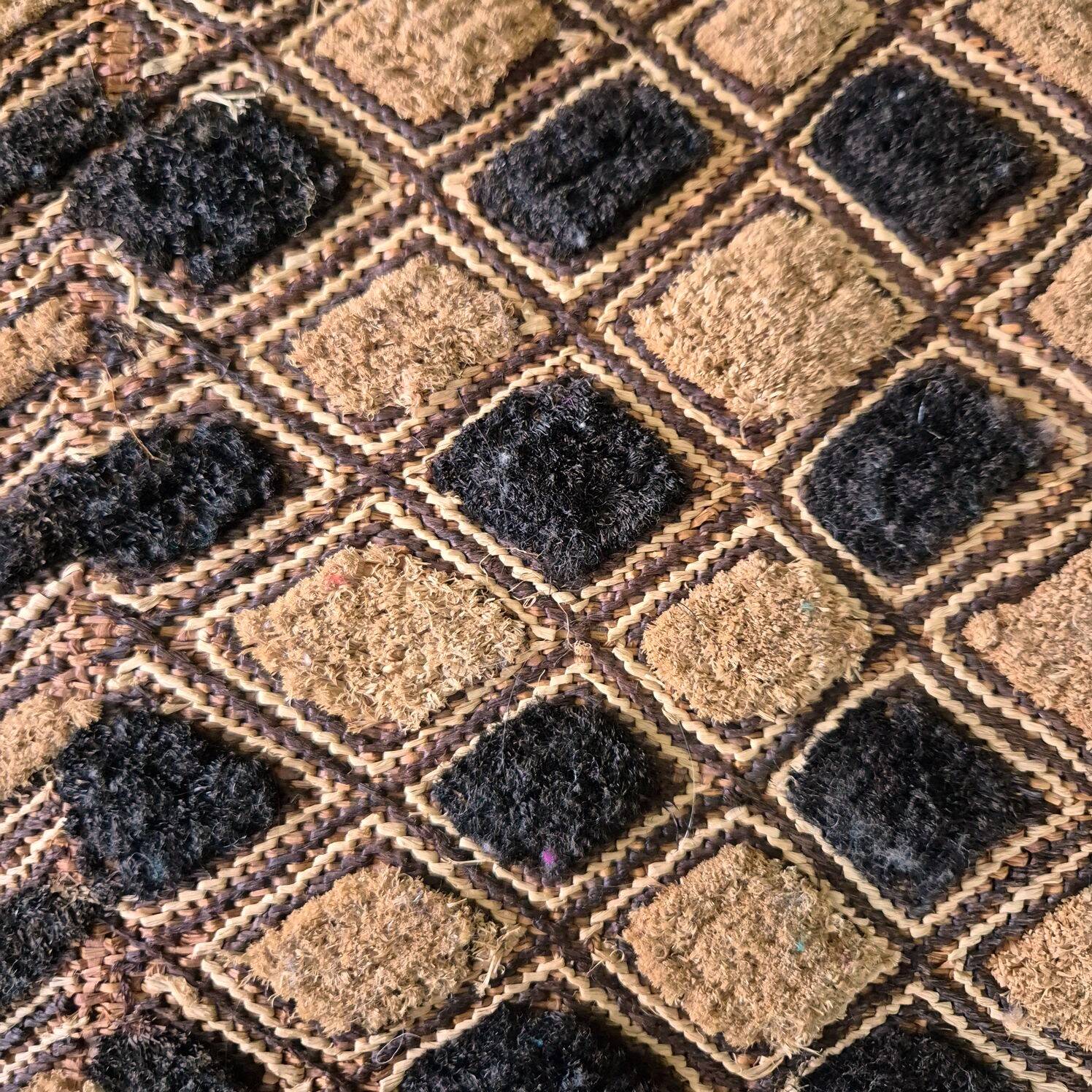 Cushion cover in vintage Kuba fabric