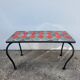 Ceramic coffee table with scales from the 1950s.