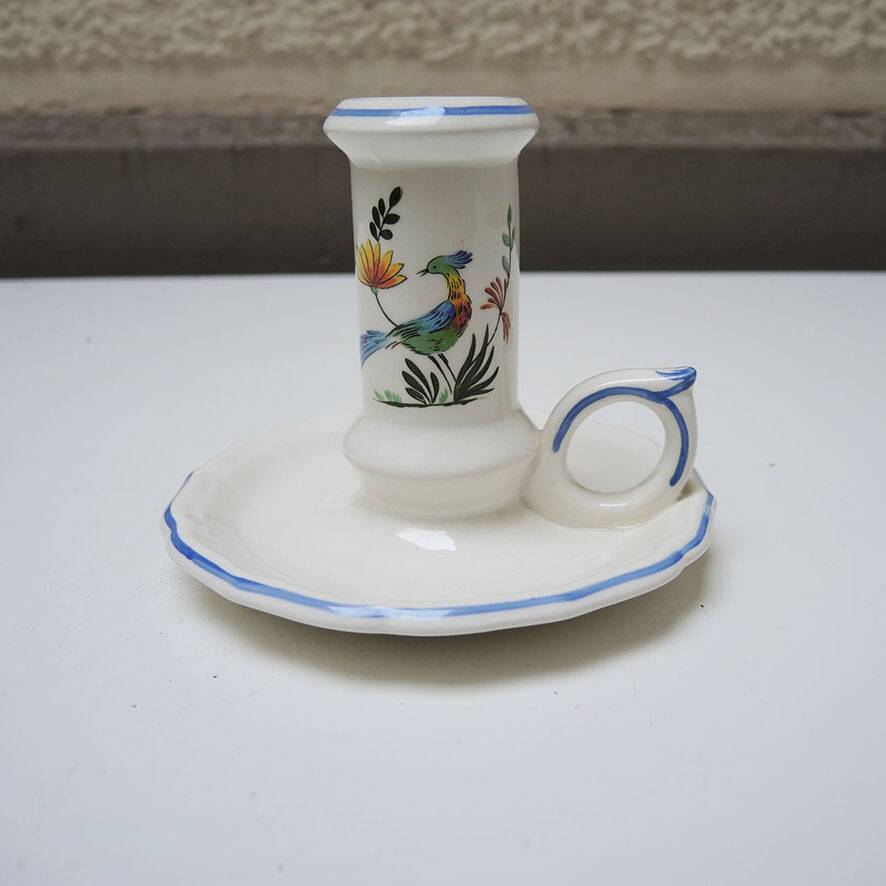 Ancien bougeoir Gien – Oiseaux de Paradis