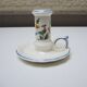 Old candlestick Gien – Birds of Paradise