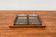 Danish teak mid-century plateau with Lüthje Wood glasses, set of 3.