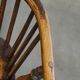 Set of 2 very charming antique English highback Windsor dining chairs