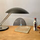Desk lamp saucer Aluminor France vintage 70s