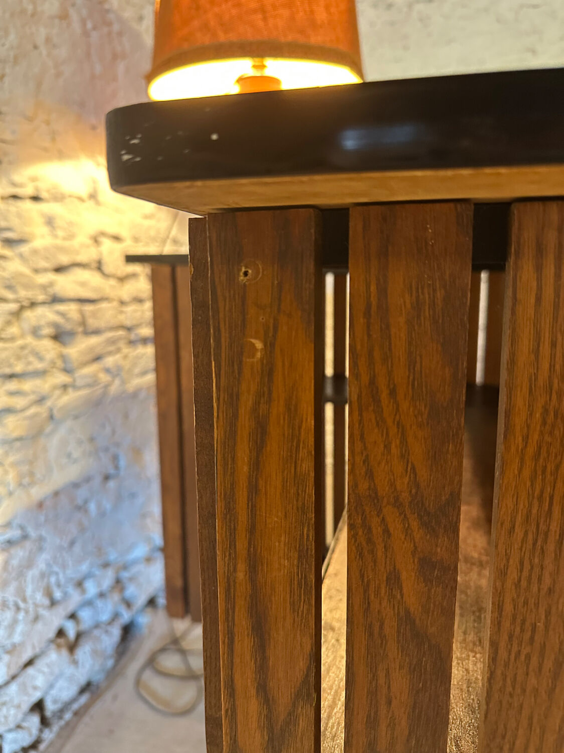 Vintage 1960 ceramic corner bar