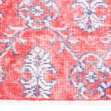 2x8 red classic vintage runner rug, 245x73cm