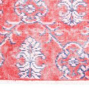 2x8 red classic vintage runner rug, 245x73cm