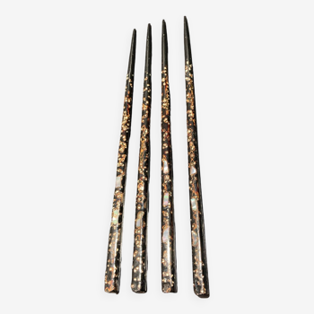 Set of four decorative Chinese chopsticks