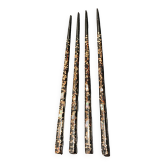 Set of four decorative Chinese chopsticks