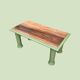 Table basse vintage revisitée Farrow & Ball