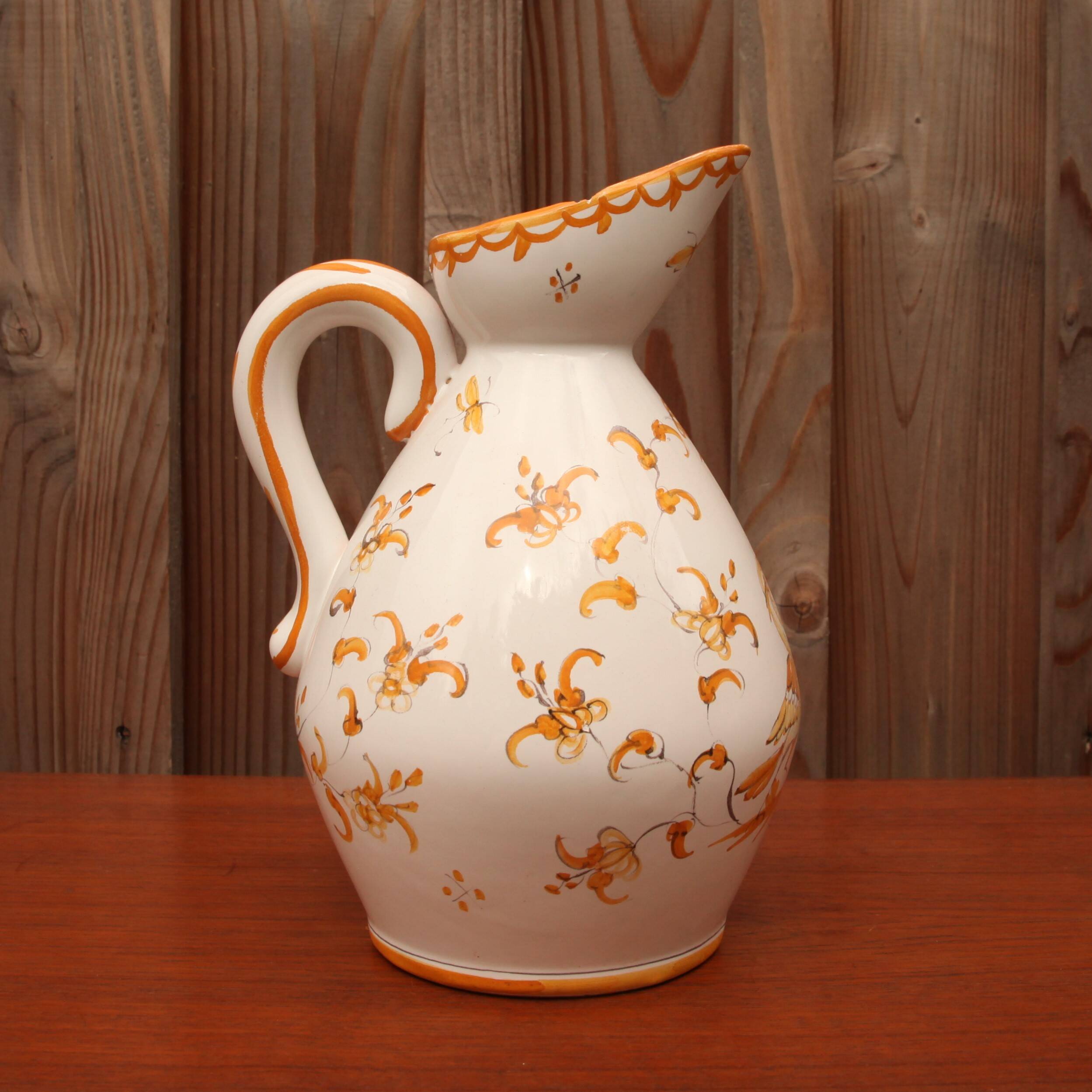 Moustier-decorated water pitcher