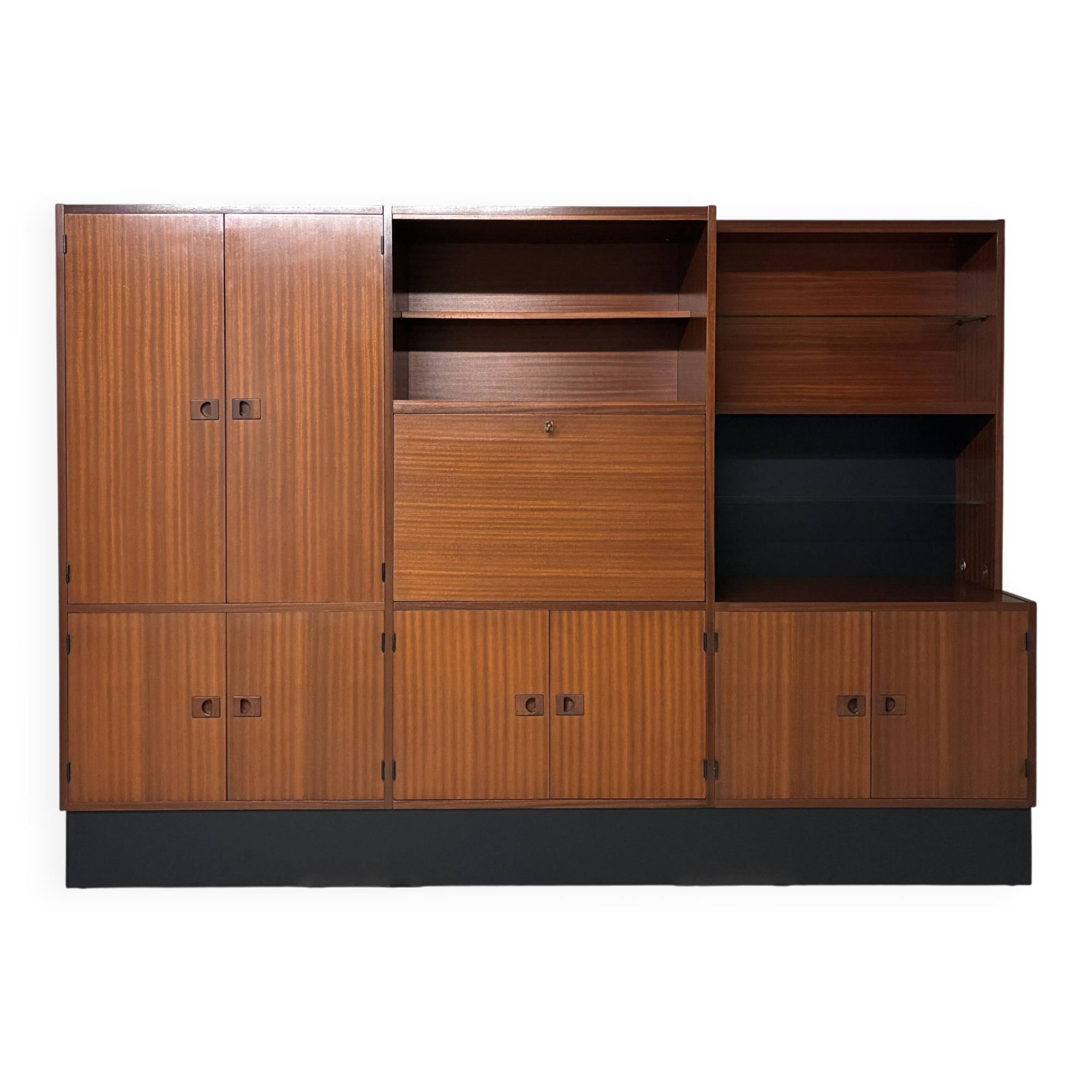 Enfilade haute buffet vitrine René-Jean Caillette éditions Charron