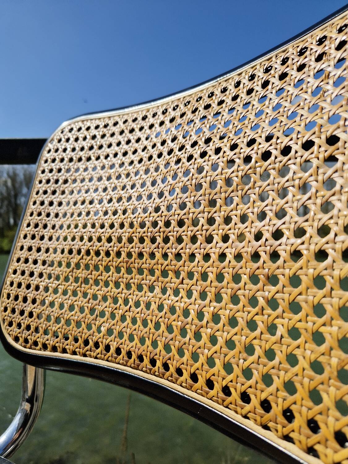 Marcel Breuer B32 chair in original canework