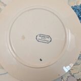 6 Assiettes plates Sarreguemines Jeannette