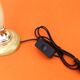 Tulip lamp made of onyx and brass.