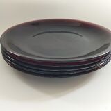 Arcoroc Sierra Ruby dessert plates