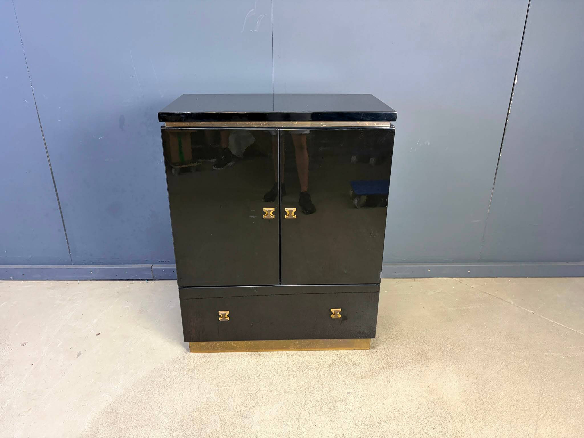 Cabinet de style Maison Jansen français, années 1970