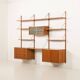 PS System vintage shelving unit by Randers Mobelfabrik, Denmark, 1960s