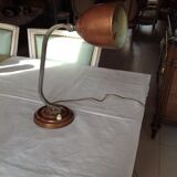 Old copper desk lamp
