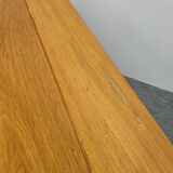 Maison Regain extendable table in solid elm, 1970s-1980s