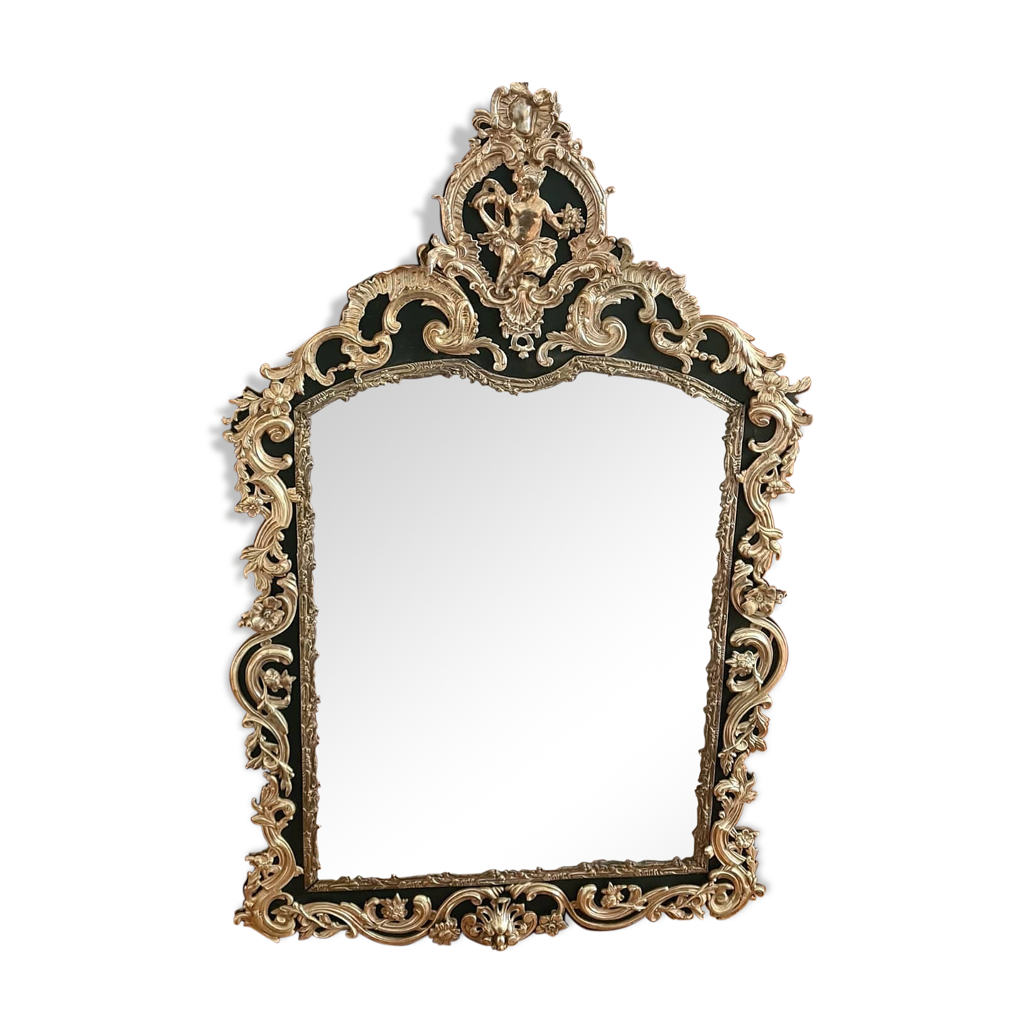 Ice cream with rich ornamentation of gilded bronzes, Napoleon III era  70x95cm