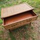 Commode vintage osier tressé rotin bambou design 50-60-70