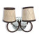 Applique laiton et miroir