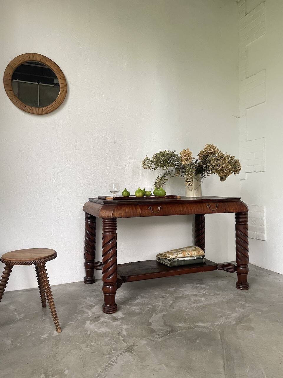 Bureau console acajou 1900