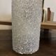 Vintage Scandinavian chandelier 6 lights – Wood and frosted Perspex – 1960s/70s